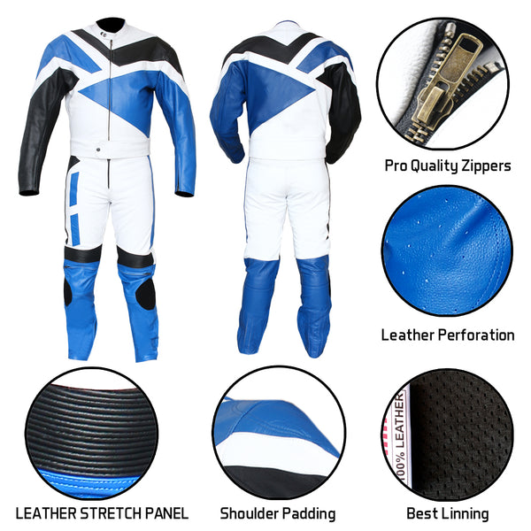Perrini Venom 2pc Motorcycle Riding Racing Track Suit Drag Suit