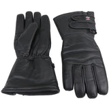 Perrini Motorcycle Gloves Close out Winter Riding Leather Biker Leather Gloves New