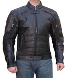 Bat Motorcycle Leather Jacket Racing Riding Jacket