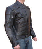 Bat Motorcycle Leather Jacket Racing Riding Jacket