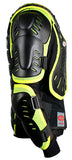 Perrini Green CE Approved Full Body Armor Motorcycle Jacket Night Visibility