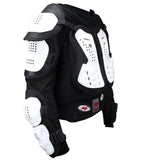 CE Approved Perrini Full Body Armor Motorcycle Jacket Shirt White