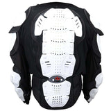 CE Approved Perrini Full Body Armor Motorcycle Jacket Shirt White