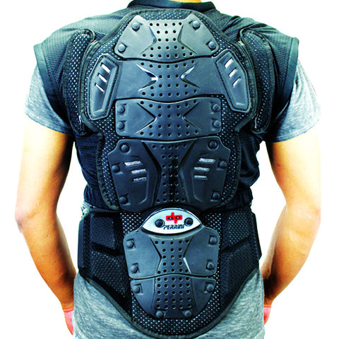 Perrini Motorcycle Racing Under Suit Spine Protector Bike Riding Padded Vest
