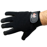 Perrini Black Workout / Weight Lifting / Work Gloves All Sizes S - XXL