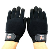 Perrini Black Workout / Weight Lifting / Work Gloves All Sizes S - XXL