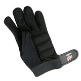 Perrini Black Workout / Weight Lifting / Work Gloves All Sizes S - XXL