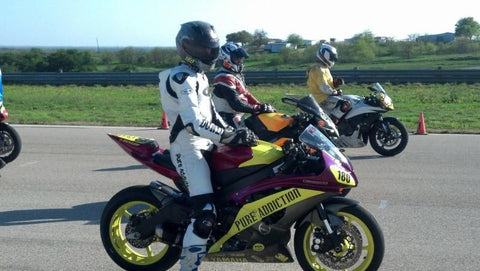 Custom Perrini Fusion Motorcycle Leather Racing Suit with Hump Personal Name and Number