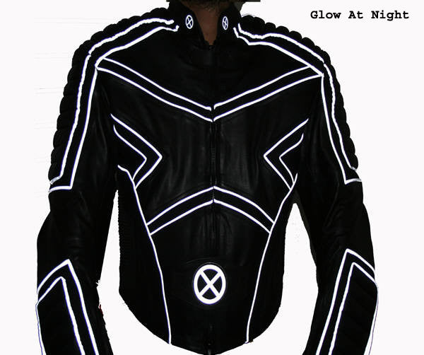 Motorcycle Leather Jacket Racing XMAN CE Armor TopGearLeathers