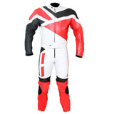 Perrini Venom 2 pc Motorcycle Riding Racing Track Suit Drag Suit Red/Black/White