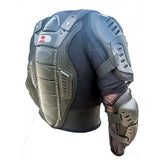 Motorcycle Racing Riding Full Body Armor Spine Protection Jacket w/ GP Armor Black
