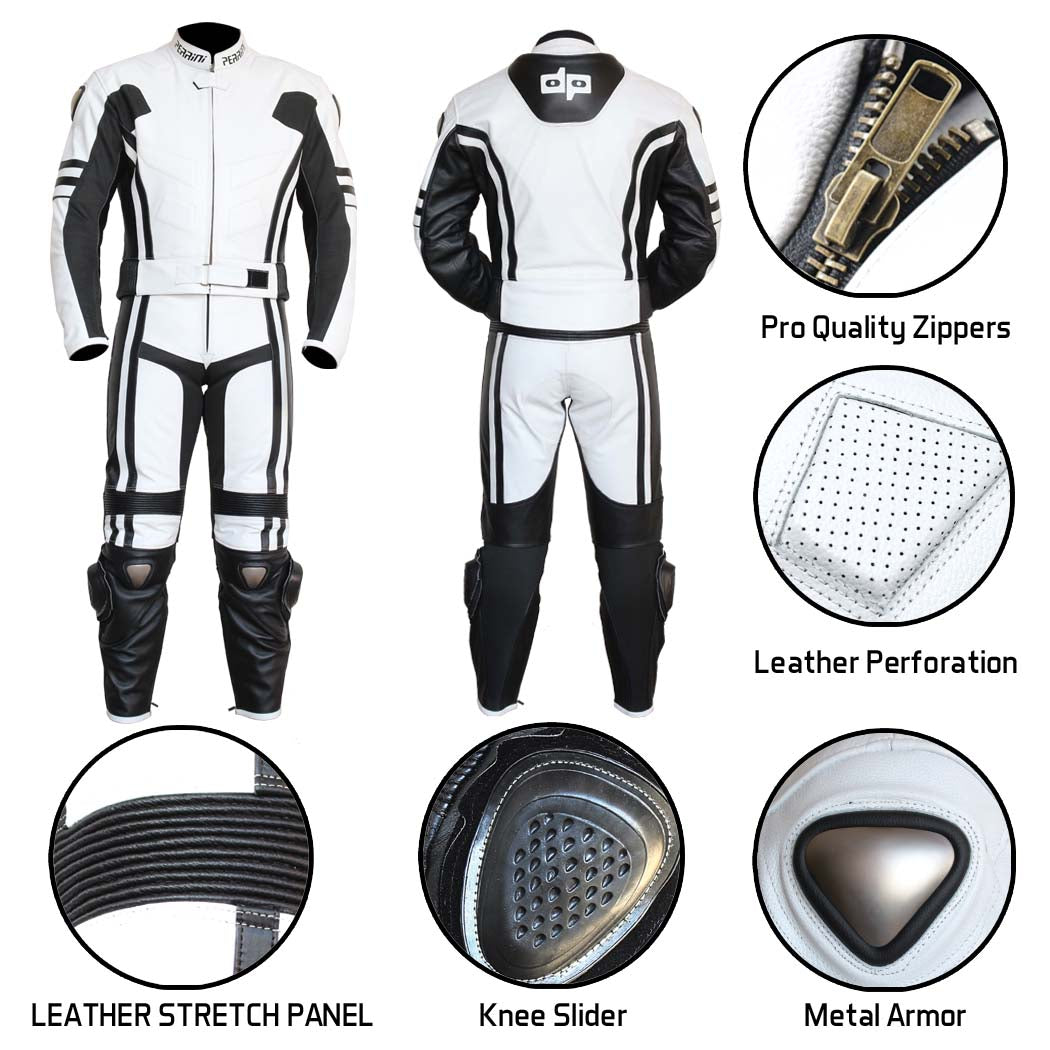 【新品未使用】ITALY punching leather zip riders Men's Zipped Biker Leather Jacket | Infinity - Walmart.com