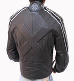 Motorcycle Leather Jacket Racing X-MAN CE Armor