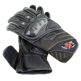 Perrini Pro Biker Motorcycle Gloves Racing Leather Motorbike Gloves with Hard Knuckles