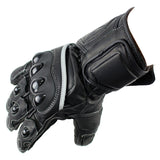Perrini Racing Pro Biker Bike Motorcycle Racing Motorbike Riding Genuine Leather Gloves