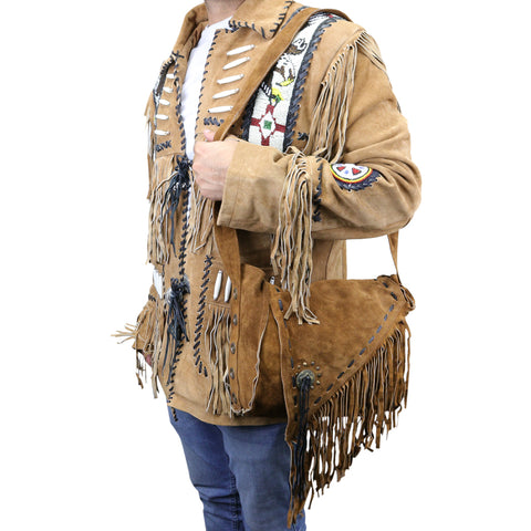 Tassel WESTERN LEATHER PURSE Stone, Boho Fringe Bag, Tooled Flower Saddle  Bag | Maya's Curiosities