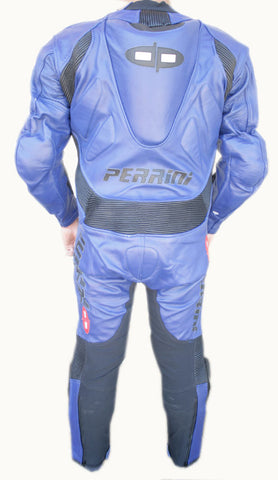 Perrini's Fusion Motorcycle Racing Suit Leather Suit