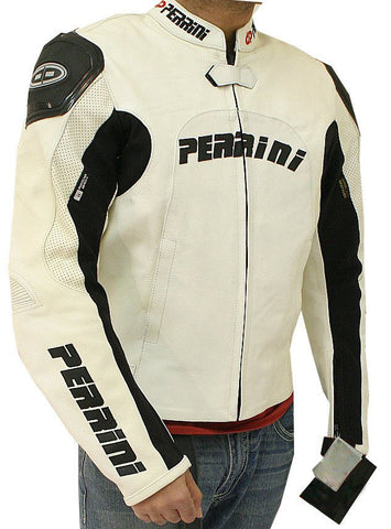 Motorcycle Racing Leather Jacket GP Armor Tornado Ce