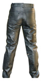 Motorcycle Leather Pants Without Knee seams