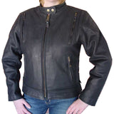 Naked Leather Ladies Motorcycle Jacket