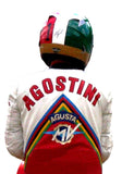 Agostini Italy Old School vintage 1 Piece Racing Leather Suit Custom Style