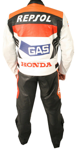 2 pc  HRC Motorcycle Leather Suit
