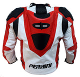 Motorcycle Racing Leather Jacket GP Armor Tornado Ce